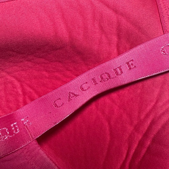 Cacique Pink and Red Seamless Underwire Bra - Picture 4 of 5